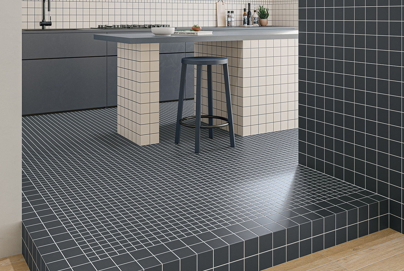 131370 На пол Raster Lines M Chalk 15x15 - фото 7