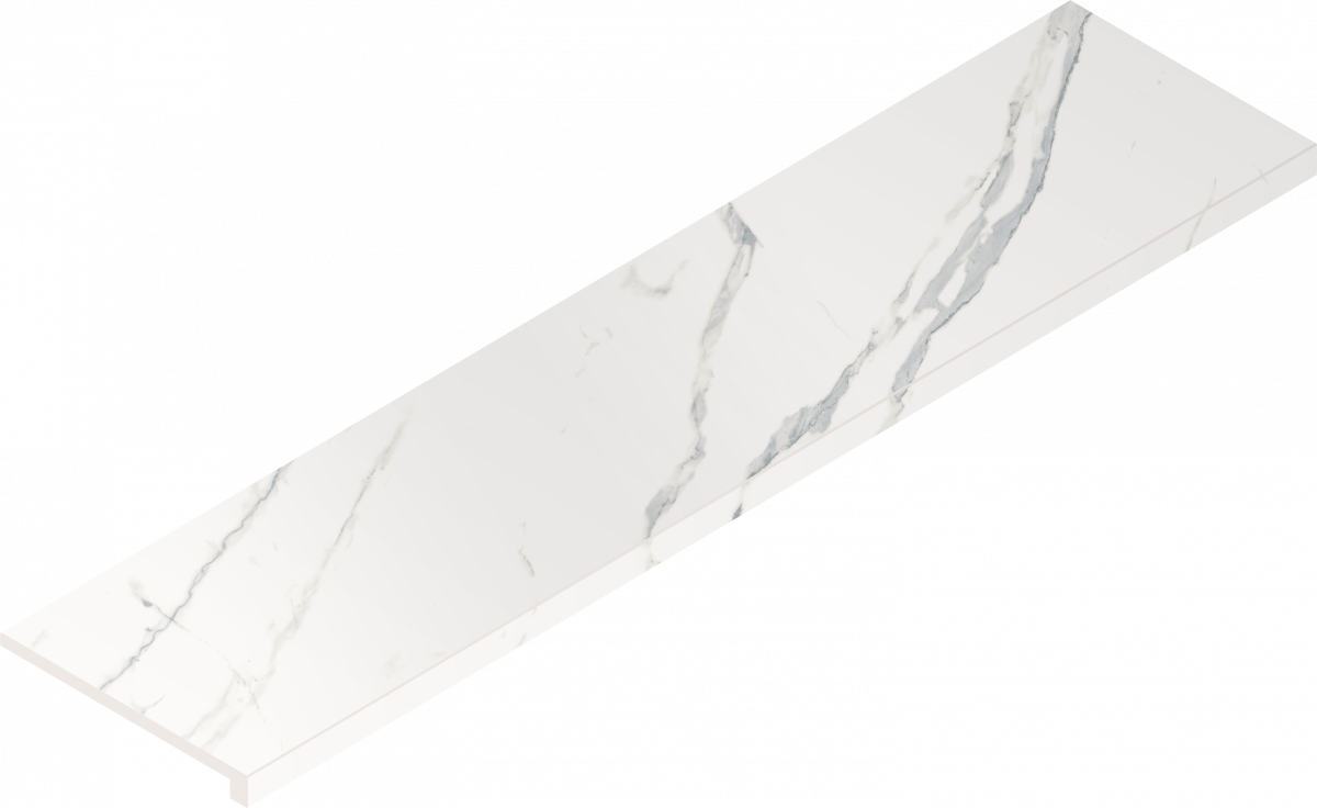 620070002591 Ступень Stellaris Statuario White Scalino Frontale 33x120