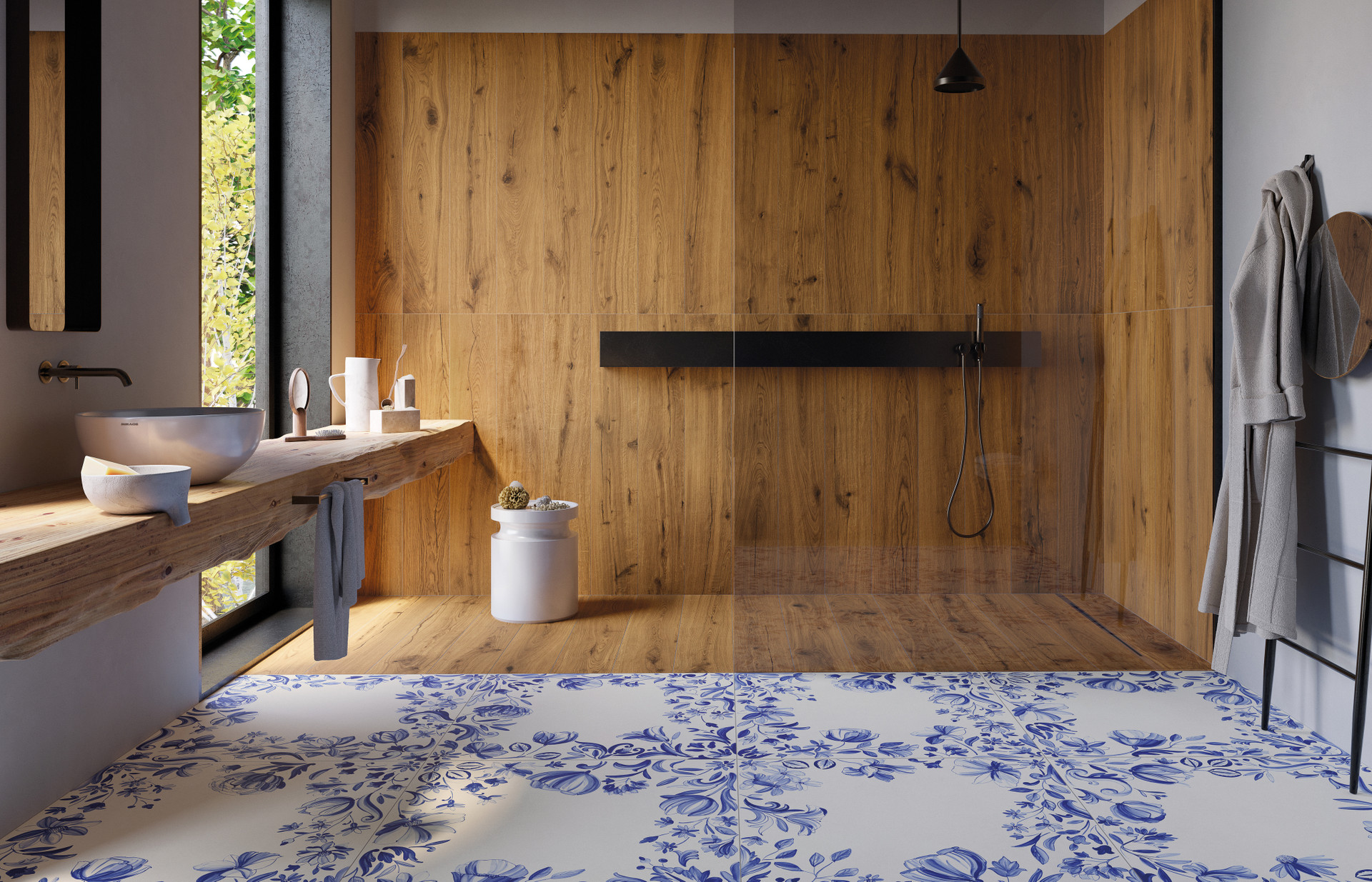 CAI7 На пол Izumi IZ07 Miele Selezionato SP SQ 20x120 - фото 3