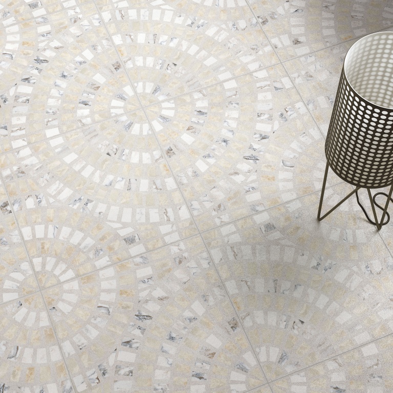 K9498938LPR1VTE0 Декор Beton-X Beton-Terrazzo Мозаичный микс Темный Лаппато R9 Ректификат 10x5 - фото 2