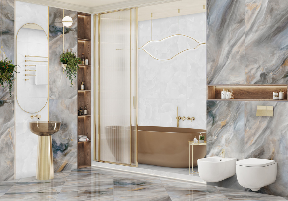 6060ILN18HG На пол Illusion Smoky High Gloss 60x60 - фото 30