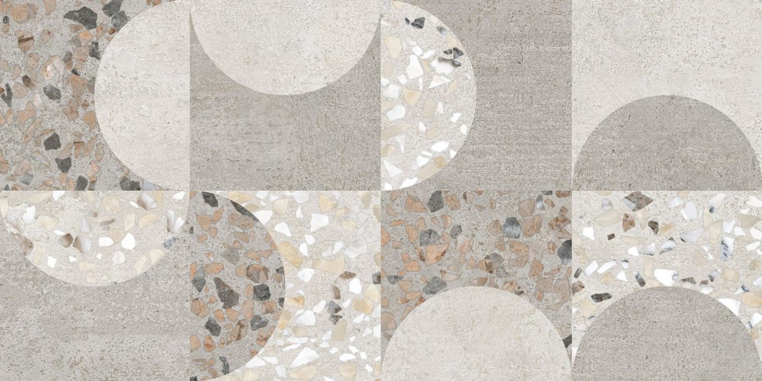 K949799LPR01VTE0 Декор Terrazzo-X Beton-Terrazzo Декор Геометрический Лаппато R9 Ректификат 60x30 - фото 2