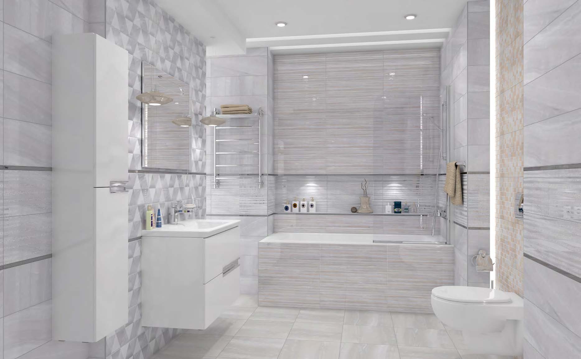 17-10-11-1186 На стену Diadema Бежевая Рельеф - фото 4