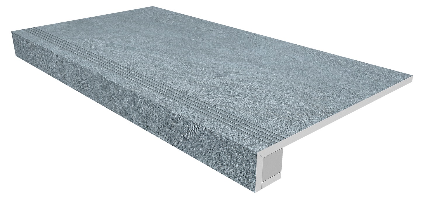 Set/Steptrade/SR02_NS/33x120/Riser/SR02_NS/14,5x120 Ступень Spectrum Комплект SR02 Blue 120x33 неполированный прямоугол. бортик  Подступенок 14.5x120