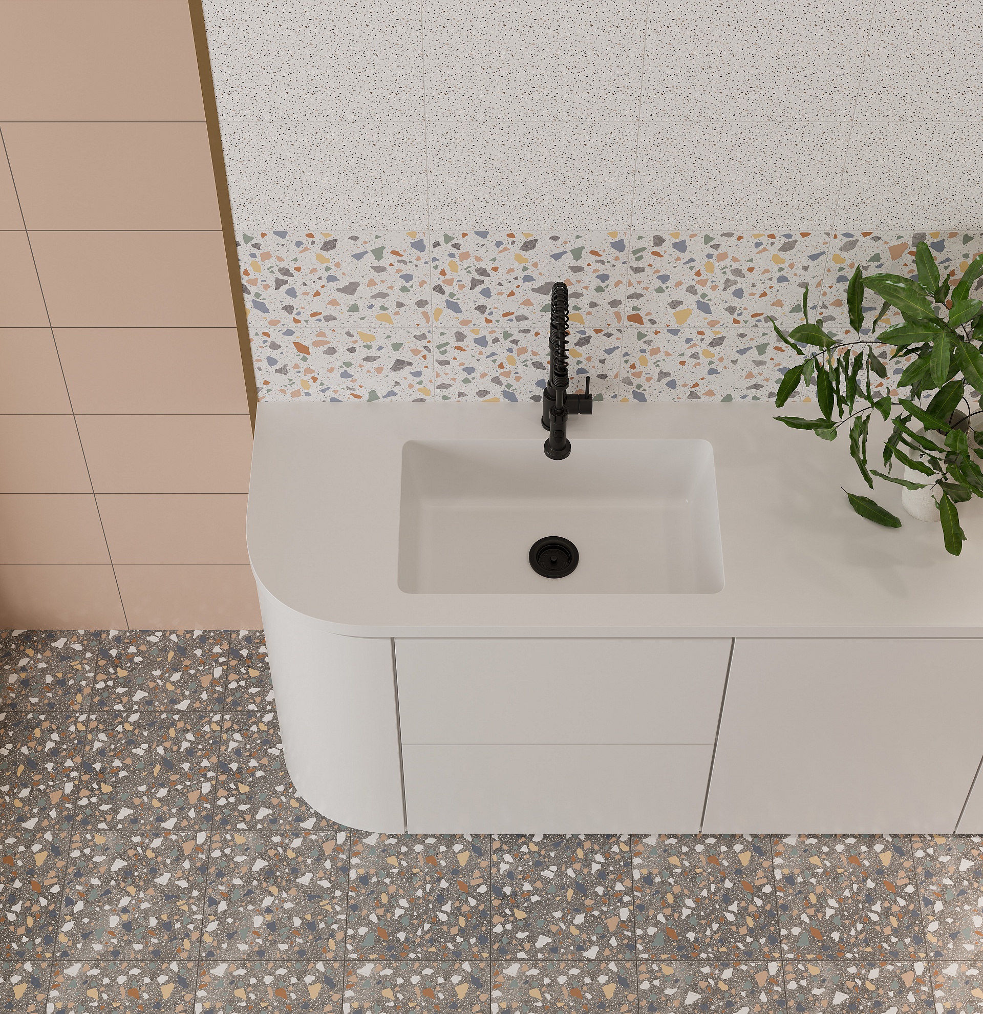 На пол Генуя Серая 40x40 - фото 4