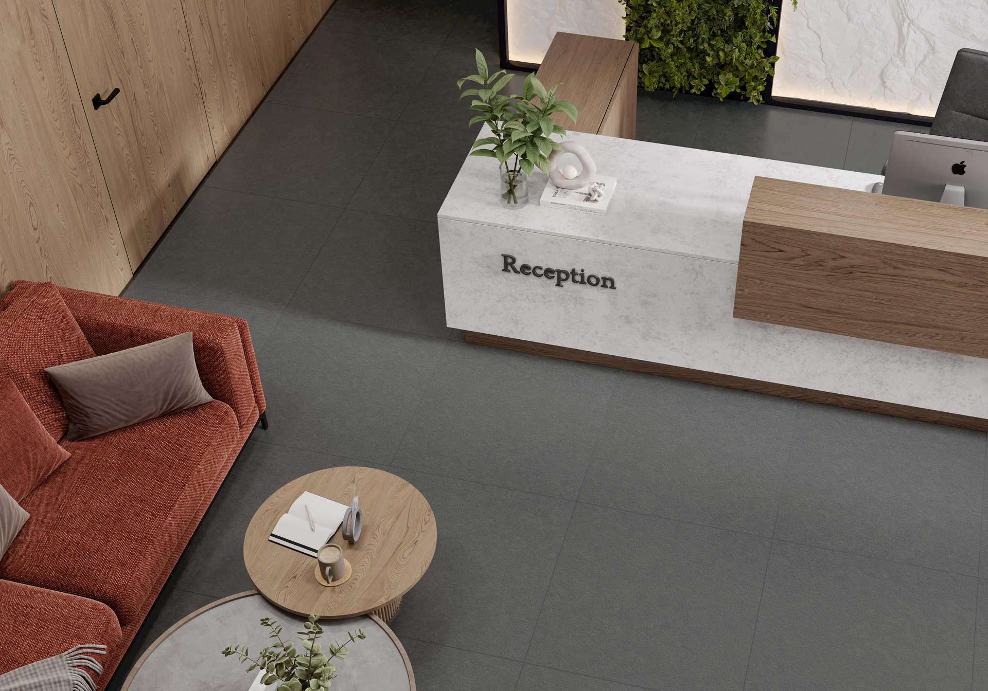 8080NVL18M На пол Nevel Taupe матовый граниль 800x800 - фото 16