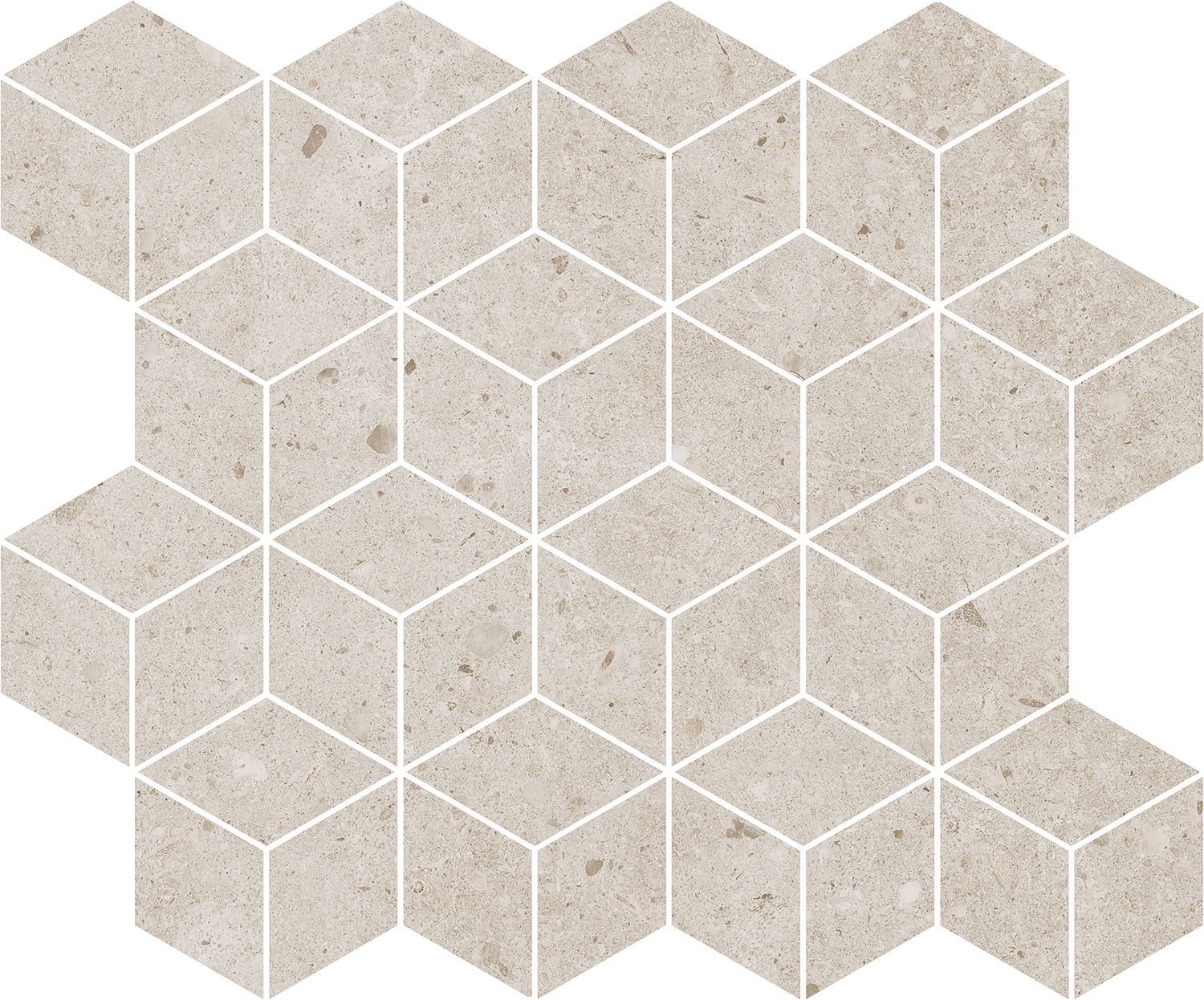 T017/14054 Декор Риккарди Мозаичный Бежевый Матовый 45x37.5 - фото 6