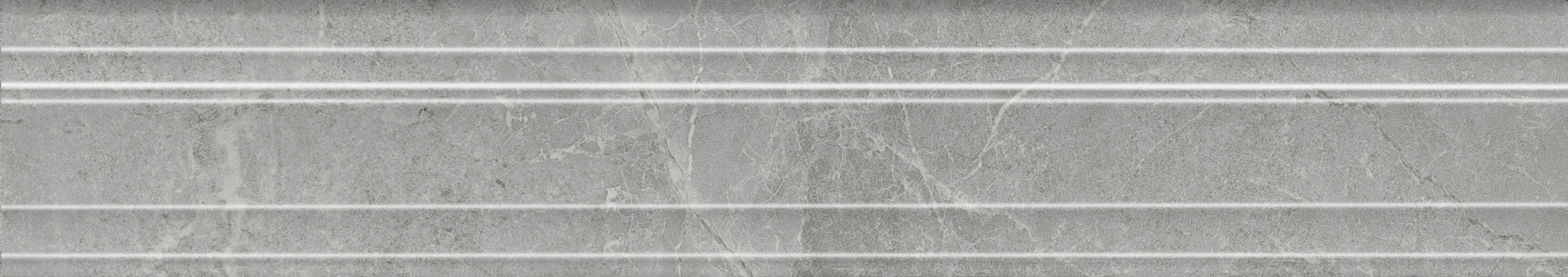 BLF021R Бордюр Риальто Багет дымчатый глянцевый обрезной 40x7.3x2.7 - фото 2