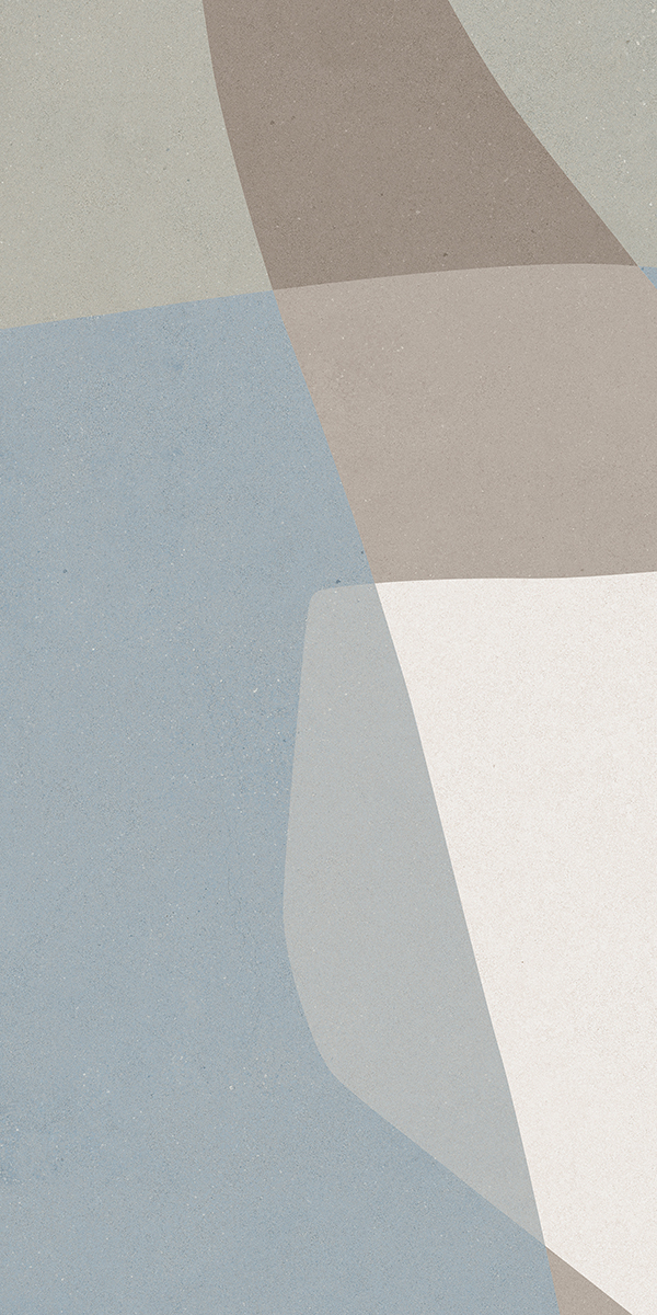 GCBESHARTIR На пол HBE Bioterre Shapes Artico Rett 60x120 - фото 3