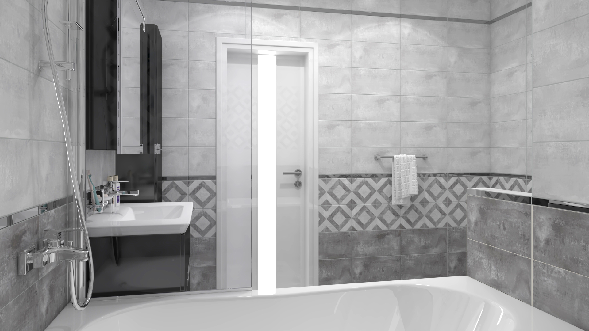 08-01-06-1338 На стену Troffi Серая - фото 4