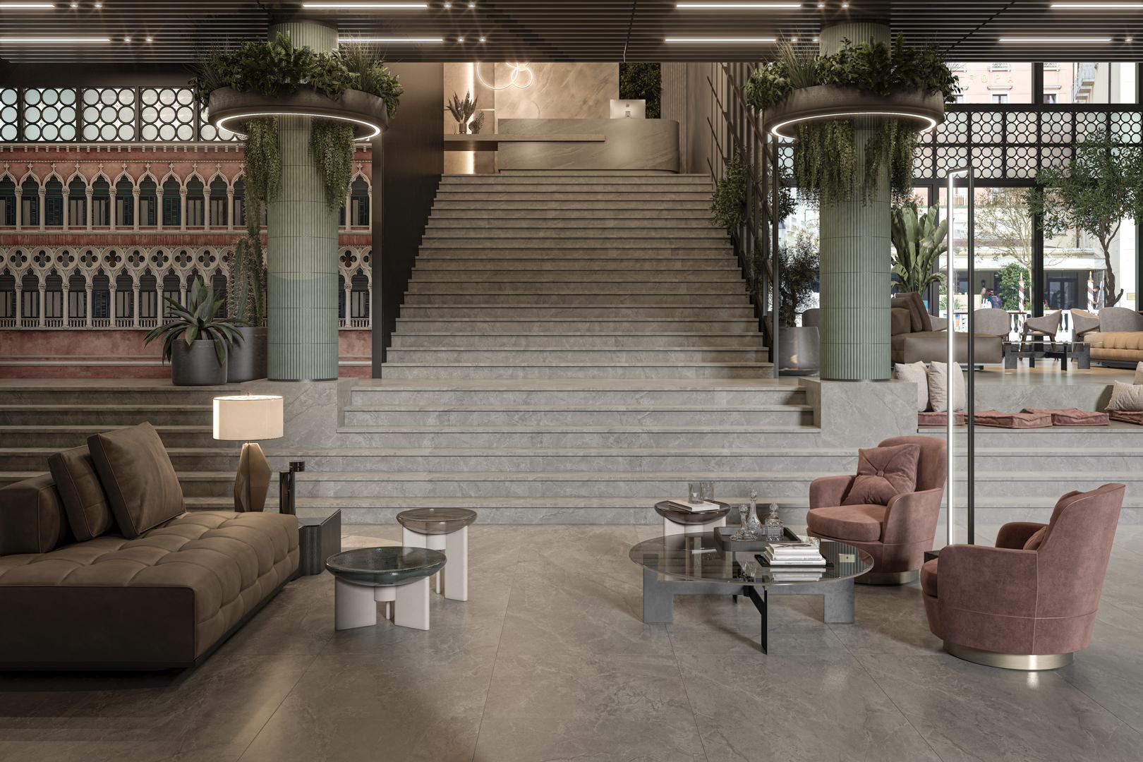 SG850890R На пол Риальто Серый тёмный матовый обрезной 80x80x0.9 - фото 16