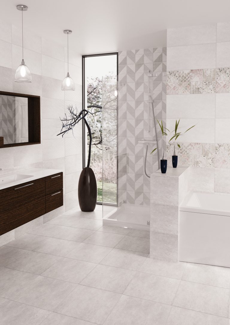 Настенная Скарлет Светло-серый 600х300 - фото 2