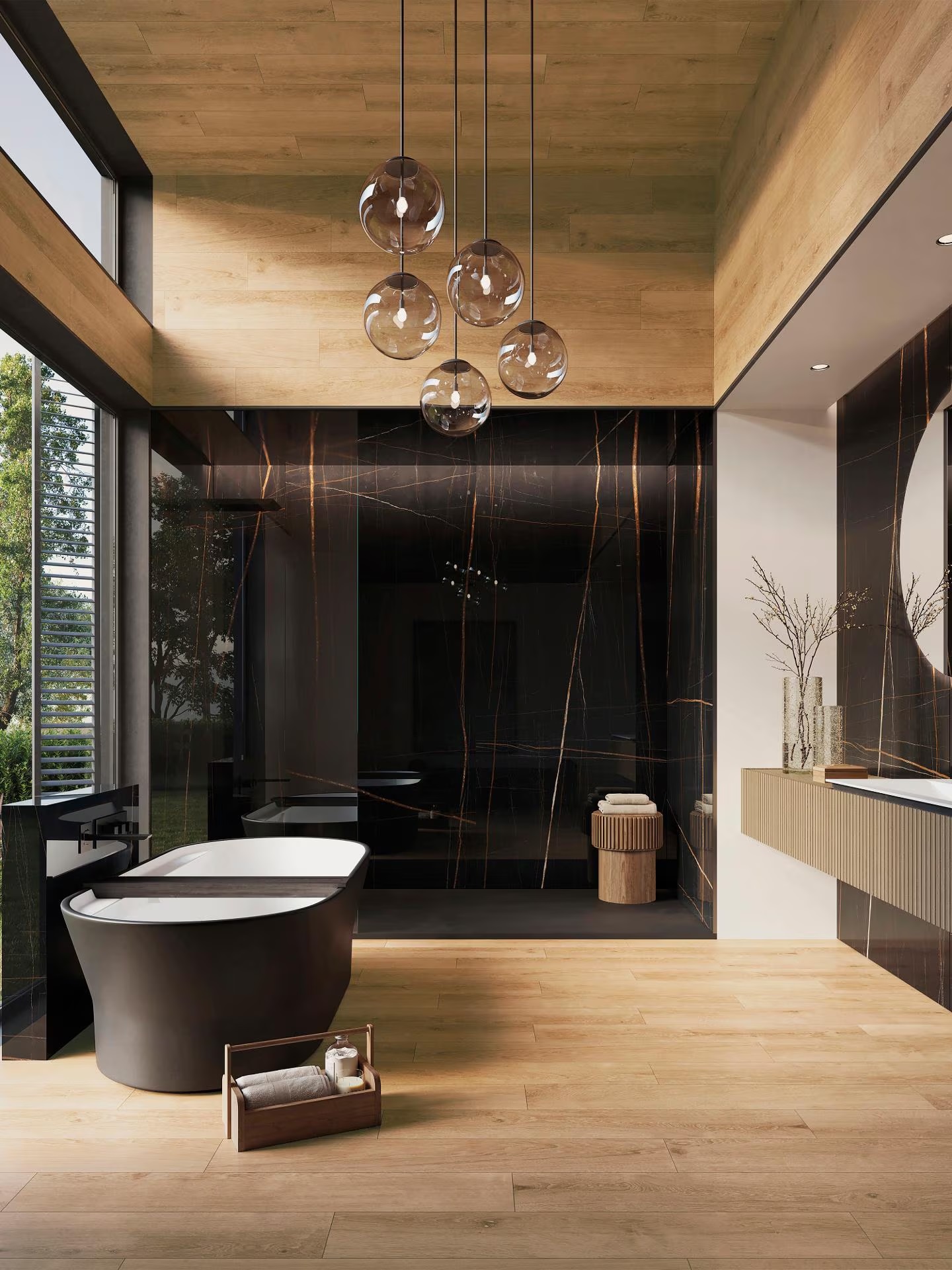 C221101841 На стену Xlight Nylo Noir Polished 6 мм 120x120 - фото 2