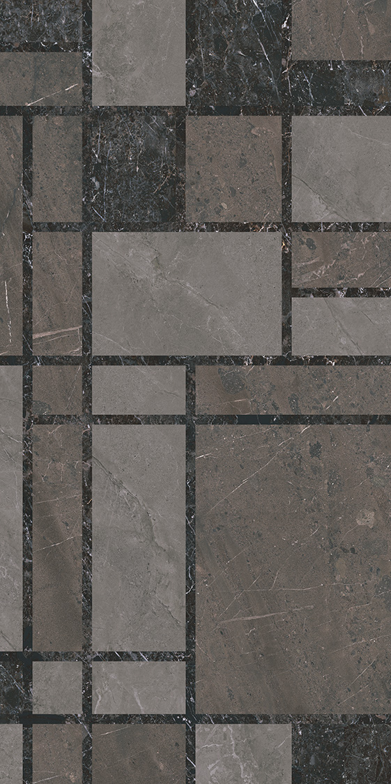 KMD3STA130BR Декор Марсель Микс тёмный глянцевый обрезной 60x119.5x0.9 - фото 3