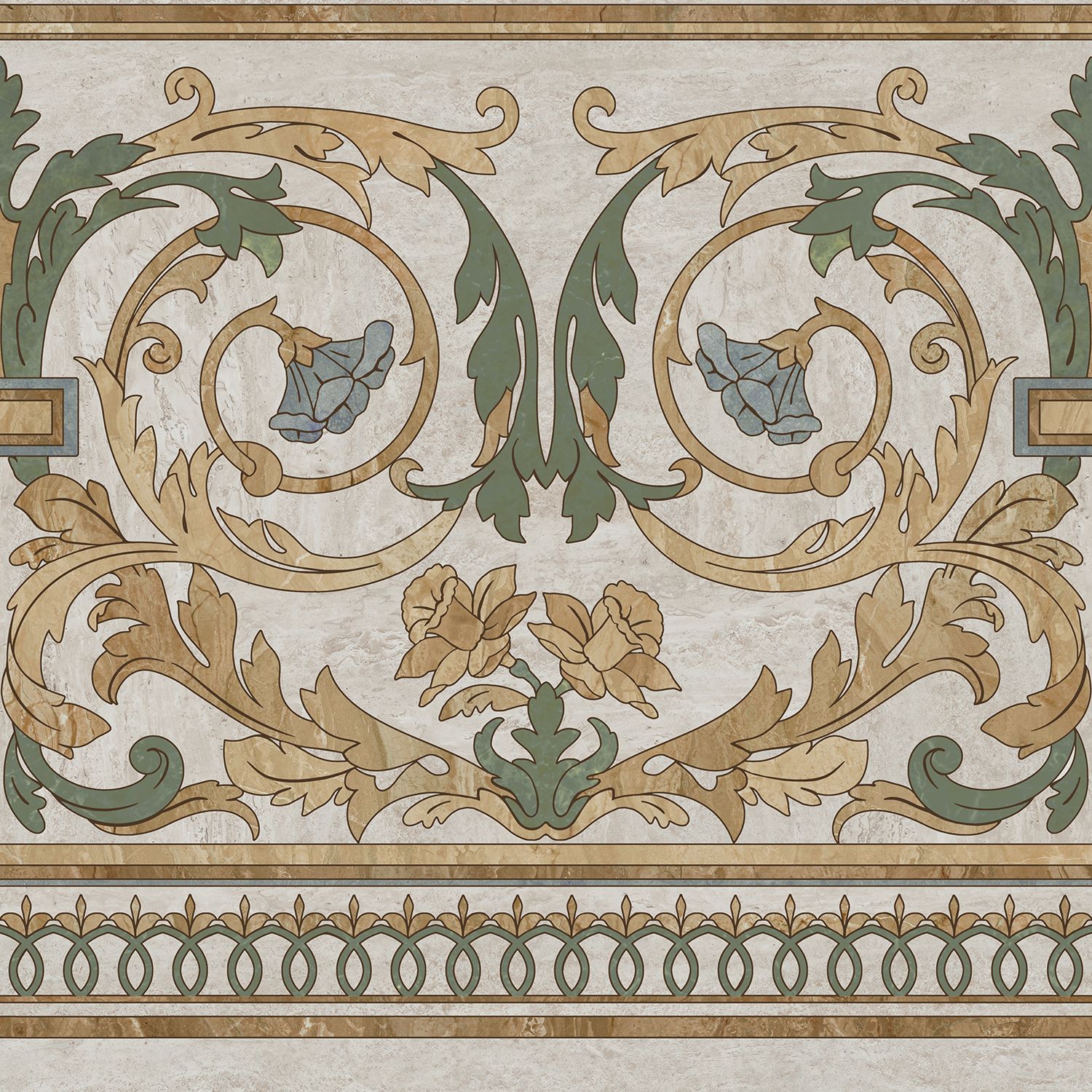 HGD/A517/SG606220RL Декор Эвора Продолжение угла глянцевый 9мм 60x60