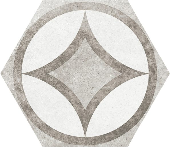 22099 Декор Hexatile Cement Garden Grey - фото 8