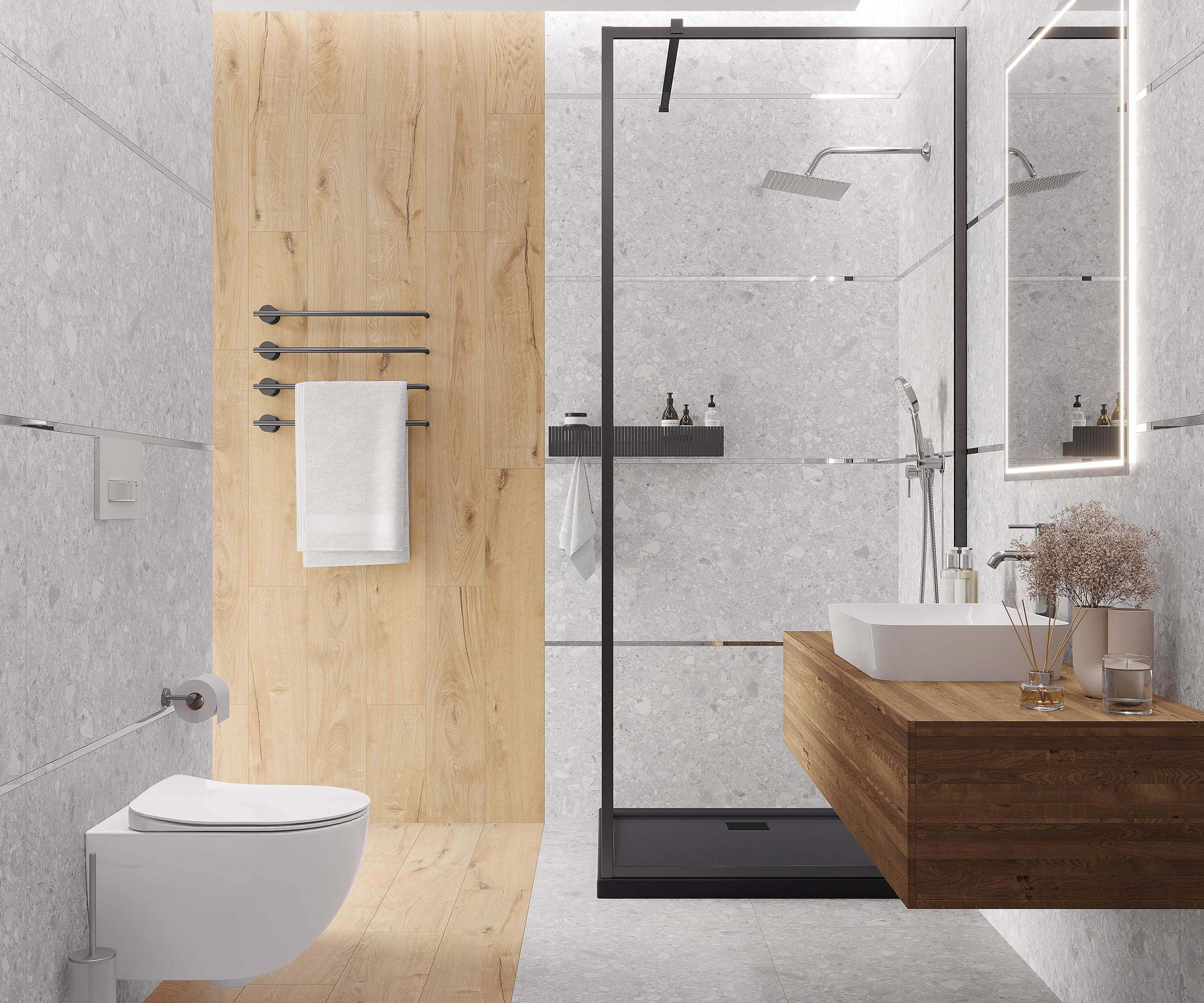 K952681R0001LPEP На пол Matrix Светло-Серый 120x60 - фото 8