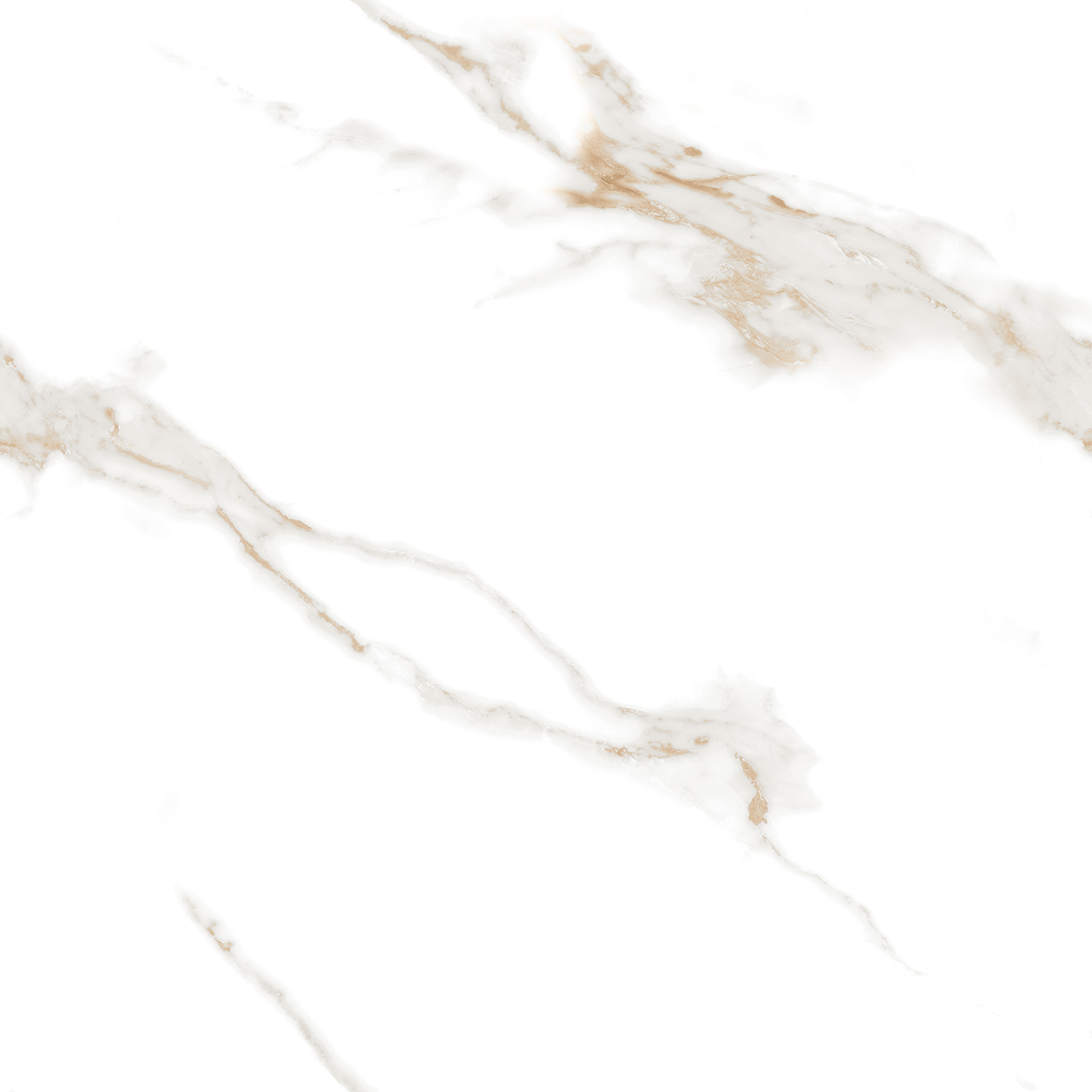 На пол Calacatta Sharp Gold Белый Полированный 80х80
