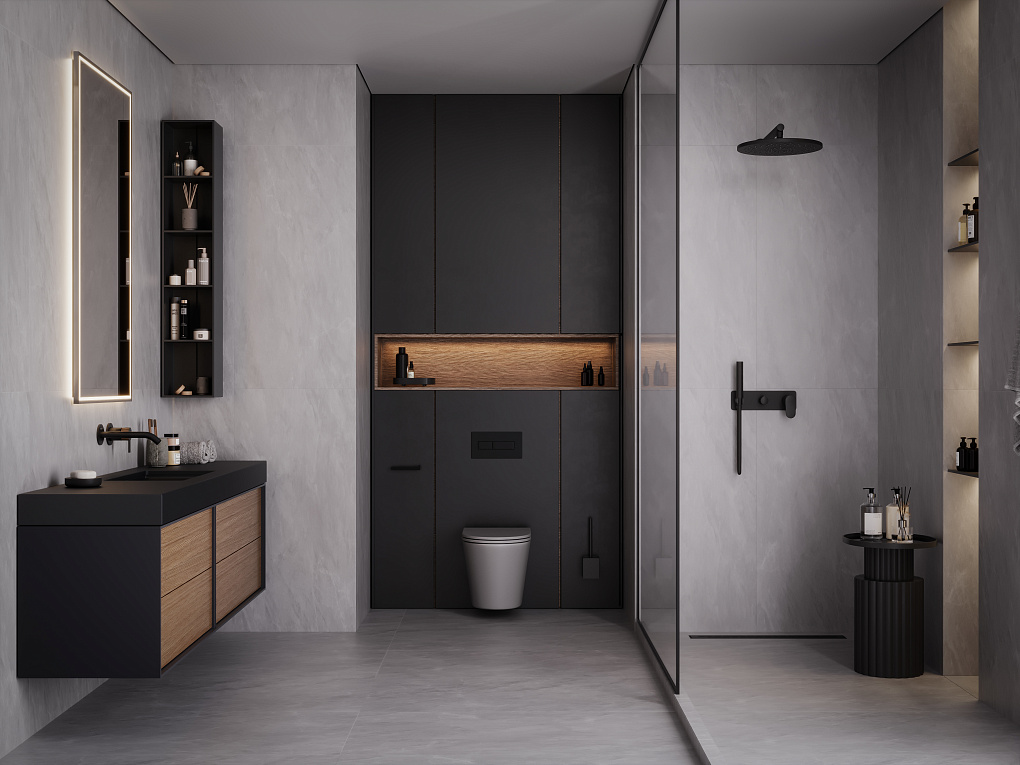 010400001230 На пол Super stone Grey серый PG 01 60х120 - фото 7