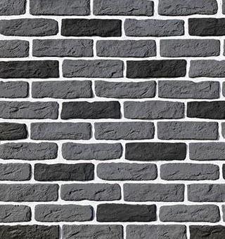 318-80 На стену Брюгге брик Черный 21x6.5