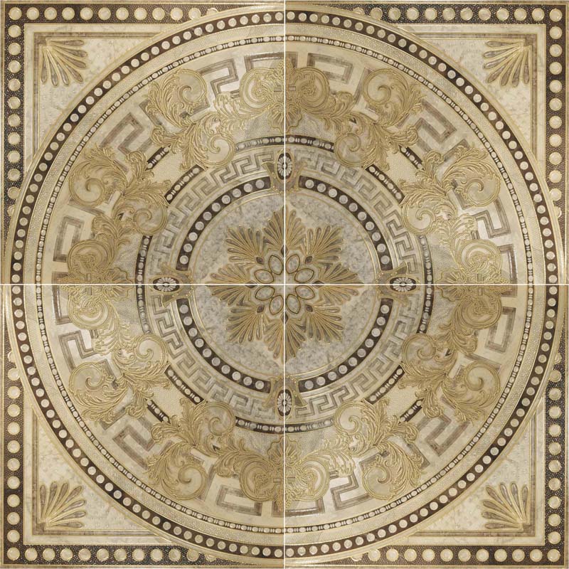 Декор Rex Roseton Noor Cream x4 - фото 2