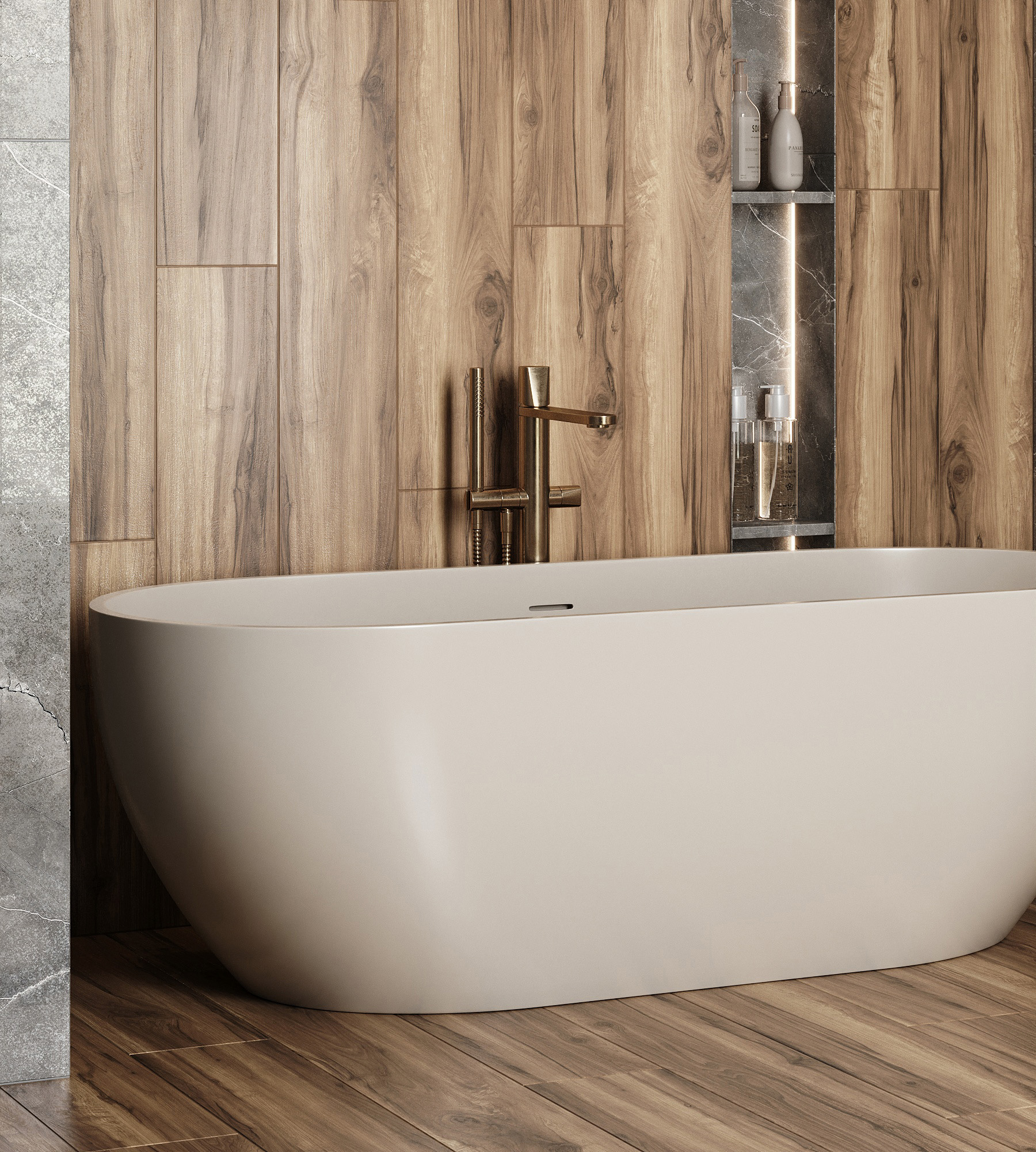 CW-RT10-B На пол Fossil Wood Wenge Rustic 20x120 - фото 11