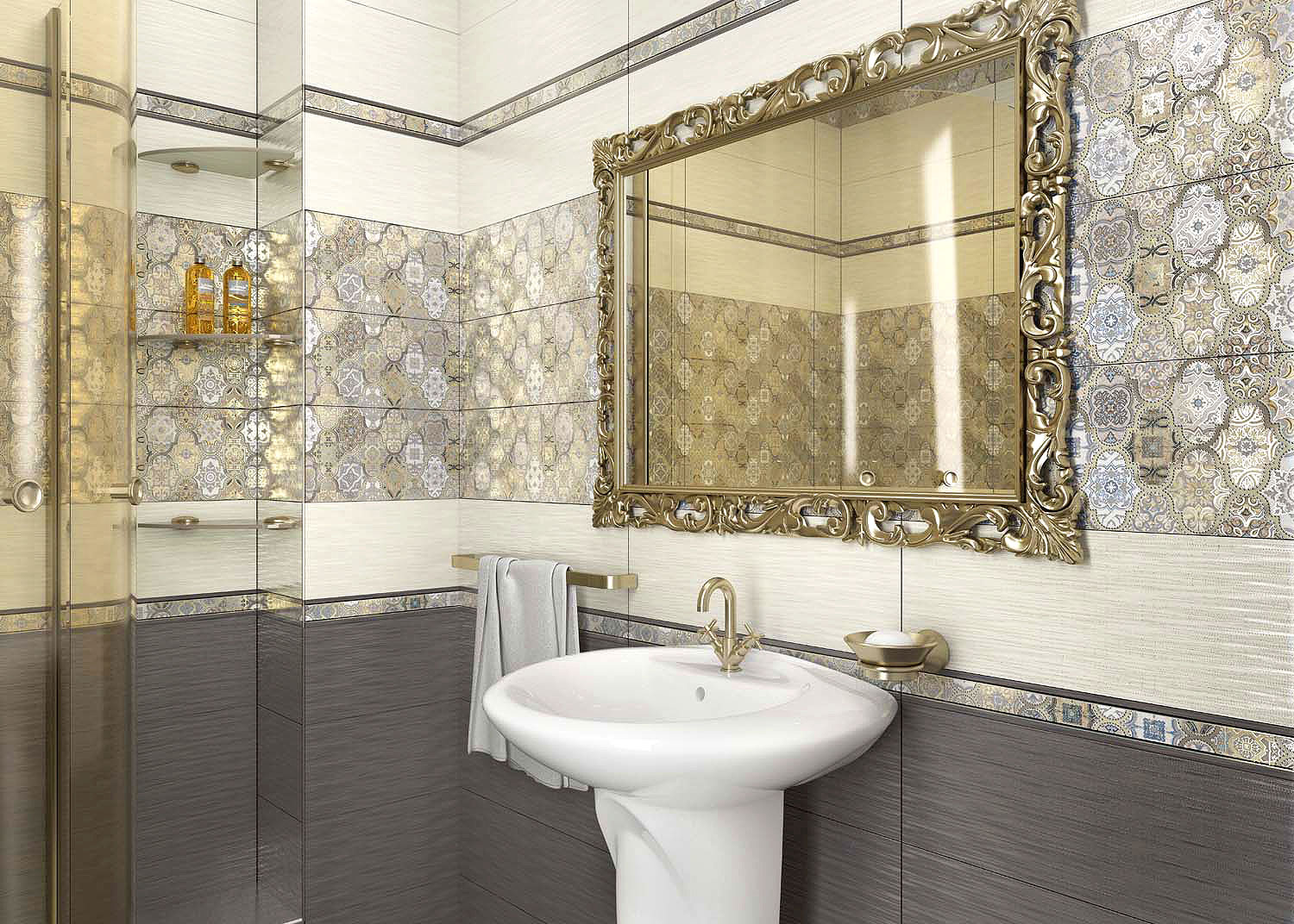 DWA11ANT404 Декор Anatoly Многоцветный 7.5мм - фото 2