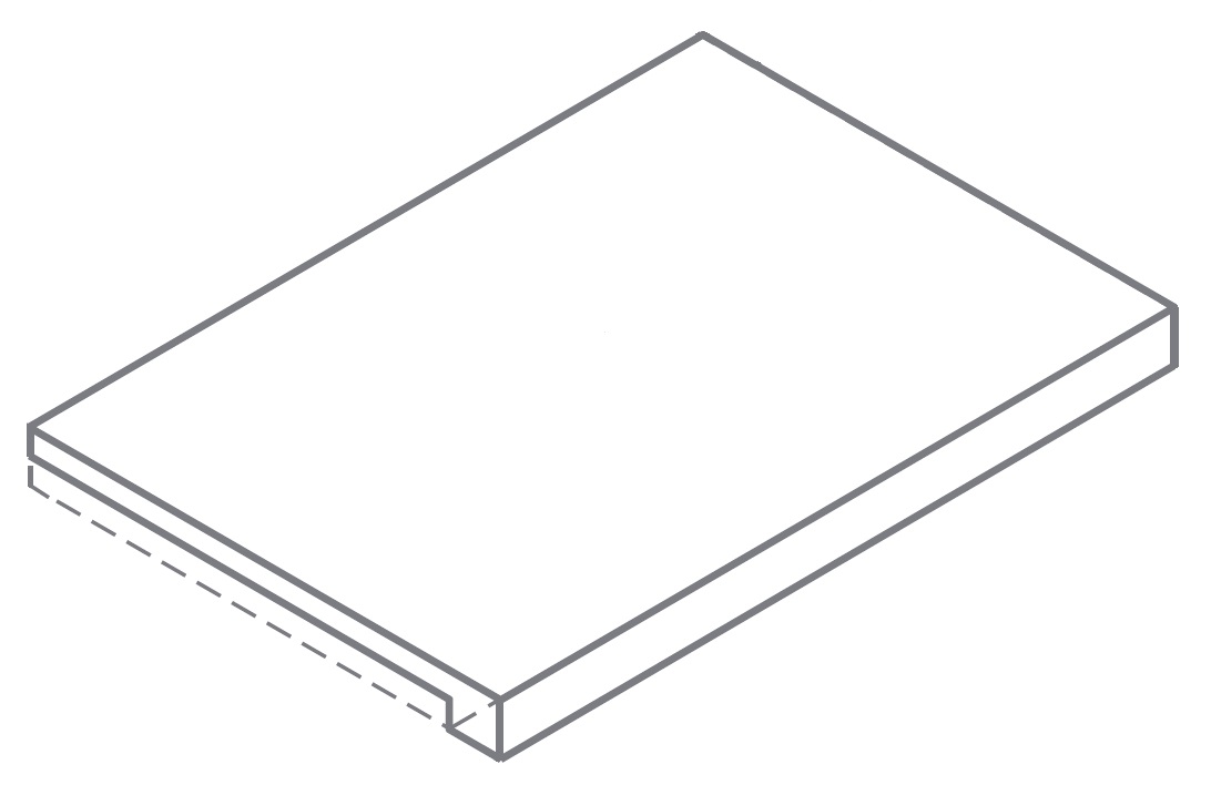 620070003076 Ступень Forum Stone Iron Scalino Frontale 33x80