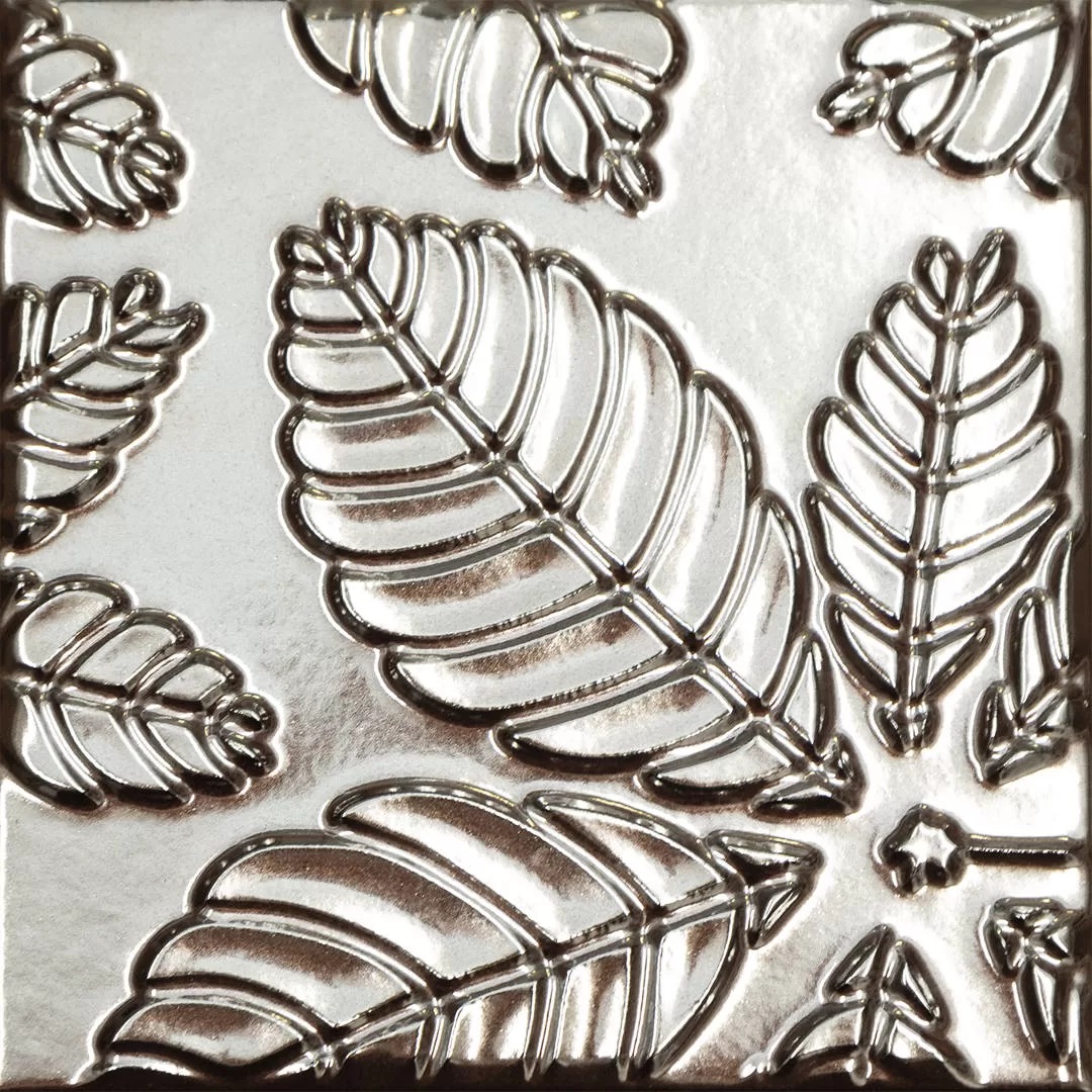 KMD2SFB003BN Декор Агдаль 1 металл глянцевый структура 15x15x0.9