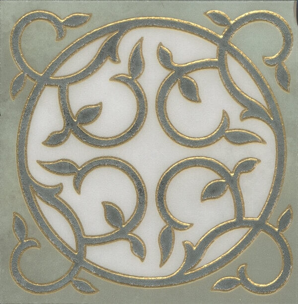 OS/A90/SG1609L Декоративная вставка Джардини Ins. Беж лаппатированный