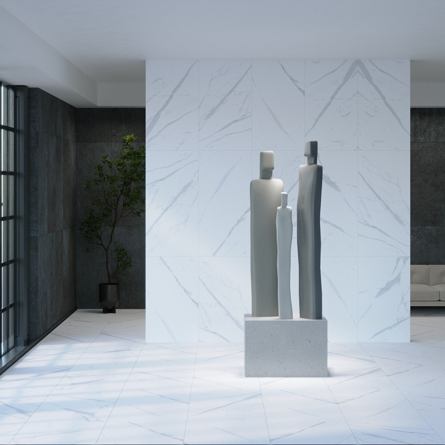 Pieza Ceramica Statuario