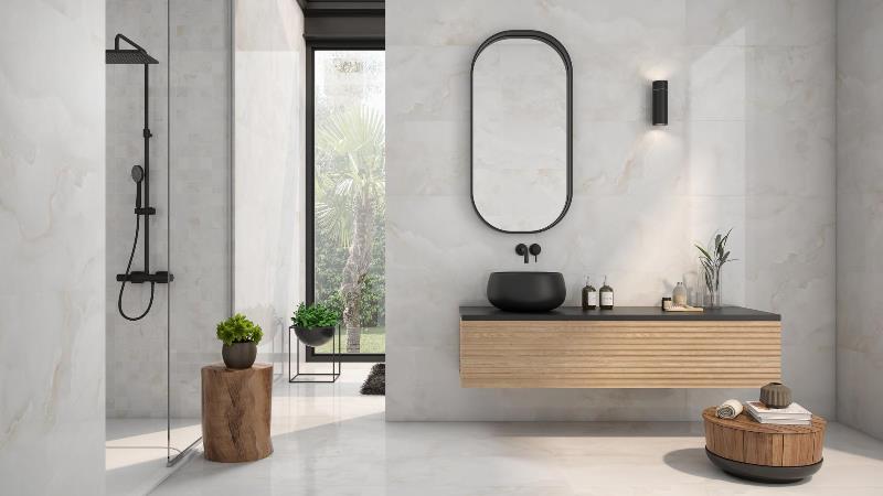 На пол Amarna Shell Leviglass 120x120 - фото 4