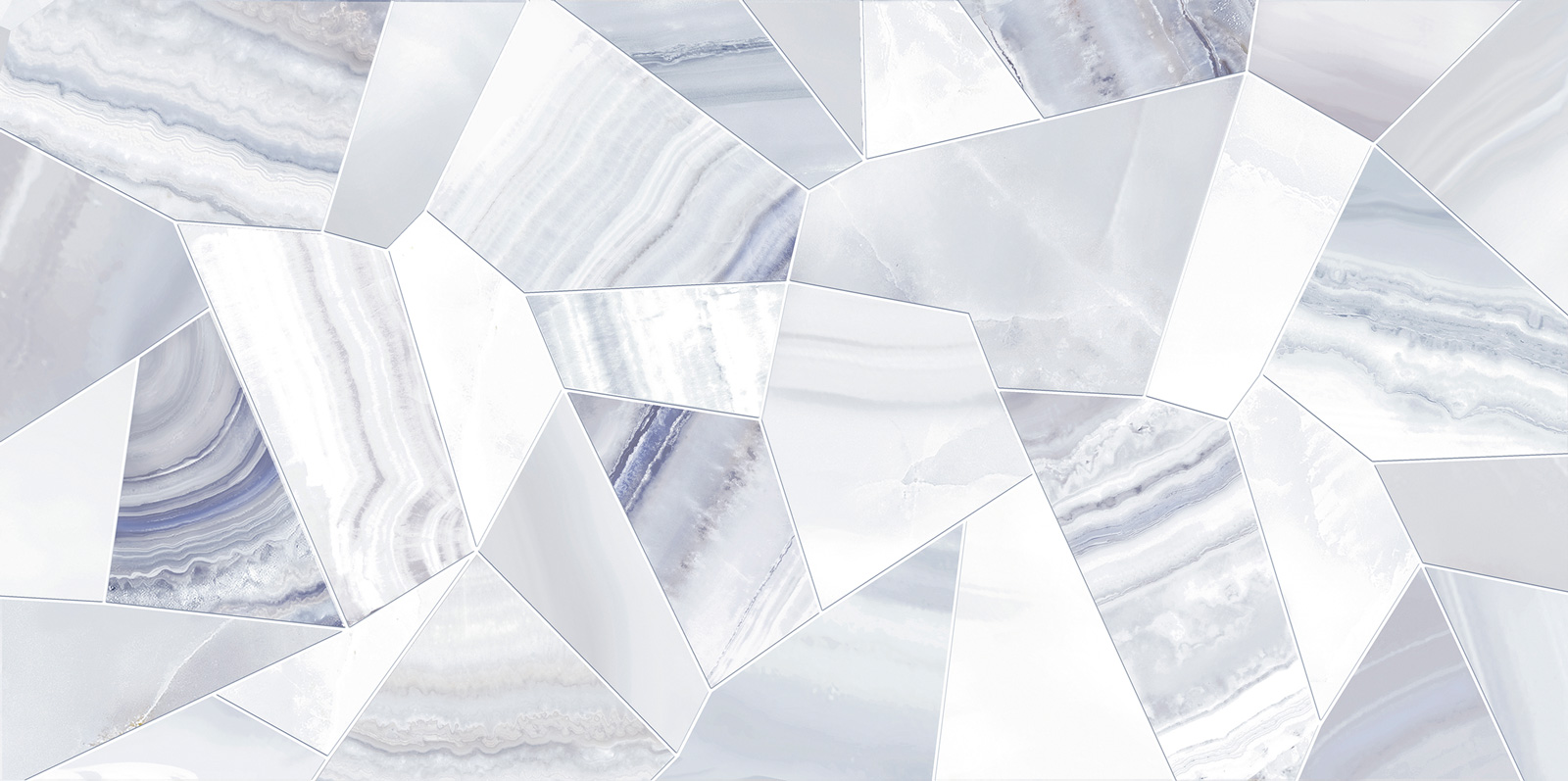 TWU09BGM017 На стену Bergamo Голубой геометрия - фото 2