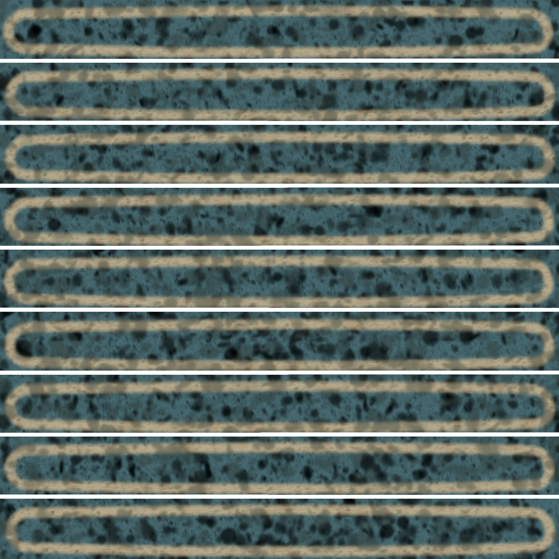 KMD2SOB002BN Декор Далия Чипсет бирюзовый тёмный глянцевый 20x20x0.95 - фото 3