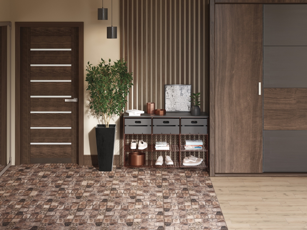 17283 На пол Vilio Brown коричневый рельеф 29.8x29.8 - фото 13