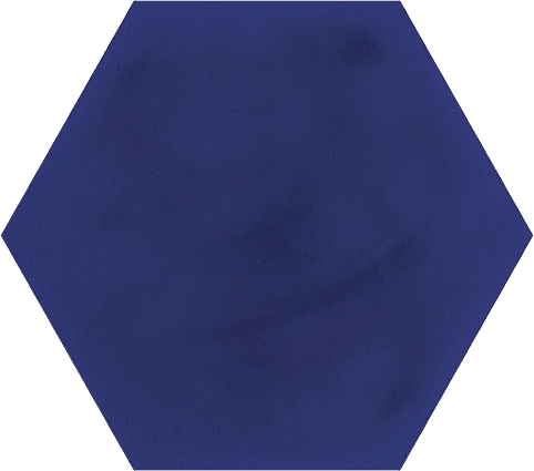 4B3G Напольный Zero Hexagono Figuli Blue 15x17