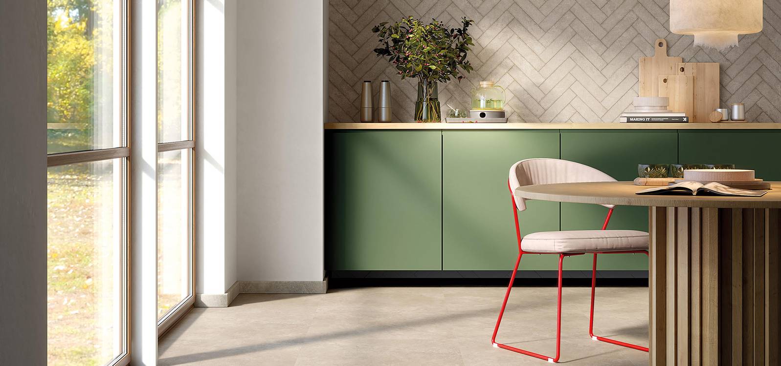 fRNQ На стену Nobu White Gres Tratti Mosaico Matt 24x30.5 - фото 3