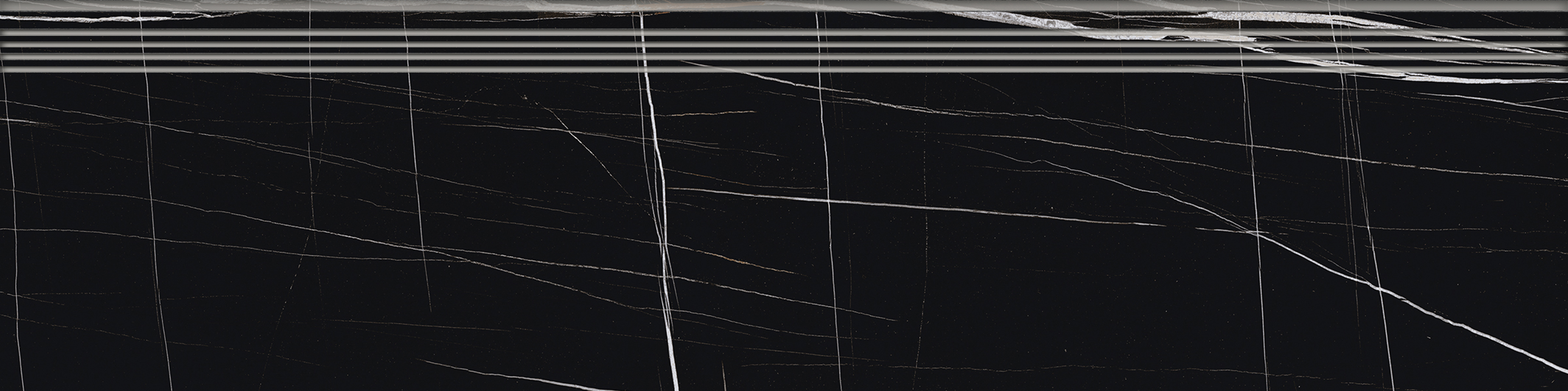 K-1004/MR/st01/300x1200x10 Ступень Marble Trend Nero Dorato MR 300x1200x10