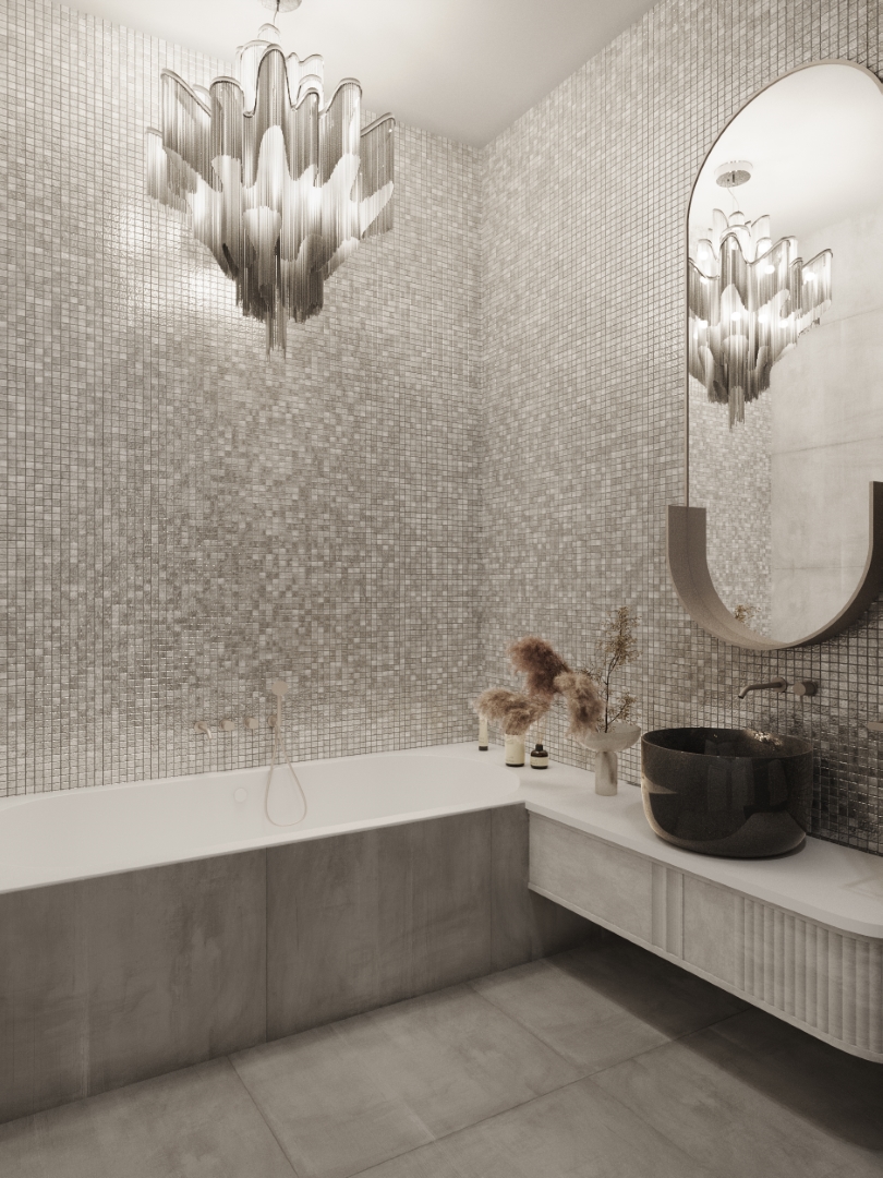 Arktika 4*20*20  327*327 На пол Стеклянная мозаика Arktika  - фото 21