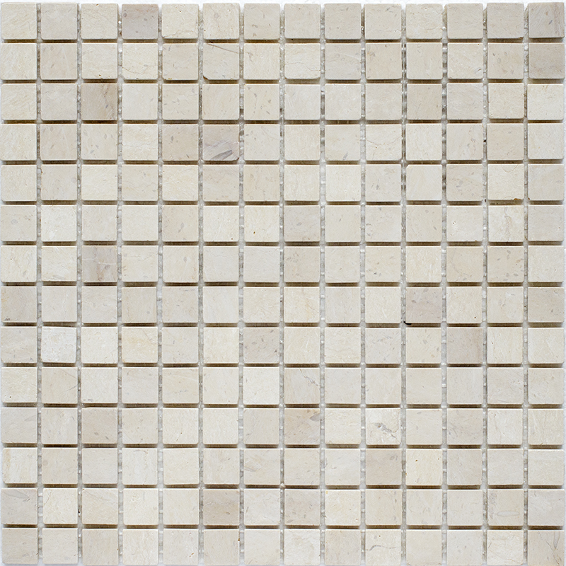 JMST027 На стену Wild Stone мраморная мозаика Crema Marfil Matt  20X20