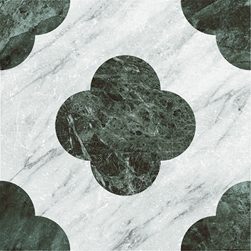 4101196 На пол Dandy Pin White Green 18.6x18.6 - фото 44