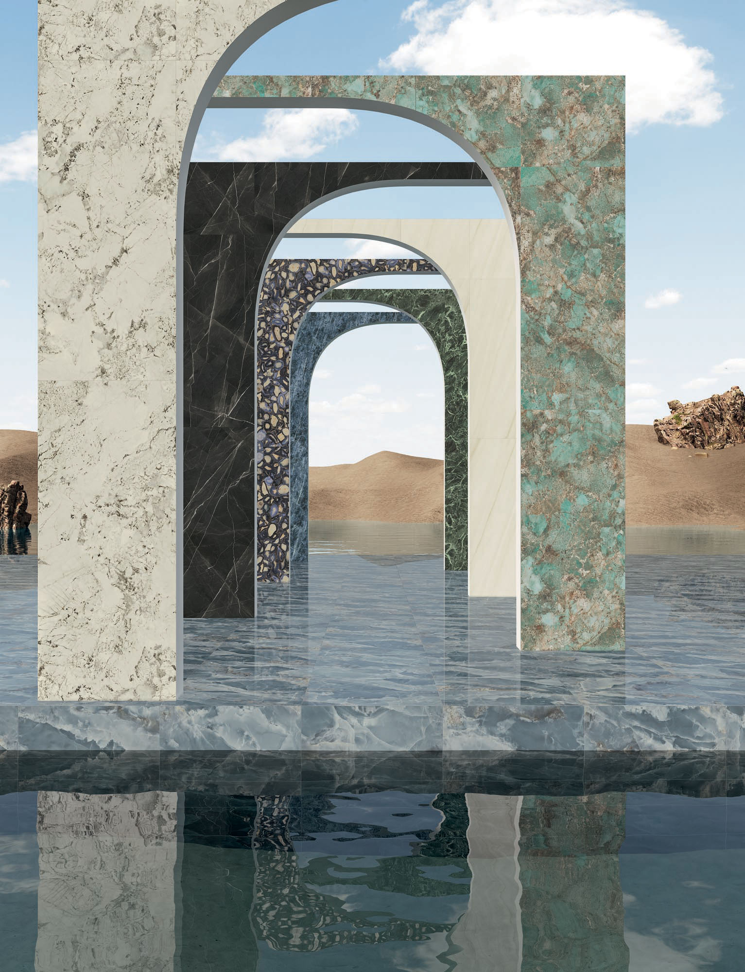 AHSE На пол Anima Wonder Glacier Liscio Matt 60x120 - фото 19