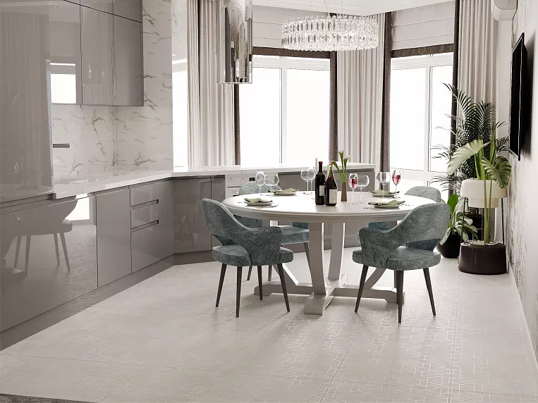 На пол Crush Grey Geo 60x120 - фото 9