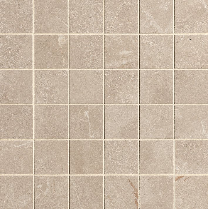 fQXG На пол Roma Stone Pietra Beige Macromosaico Satin 30x30