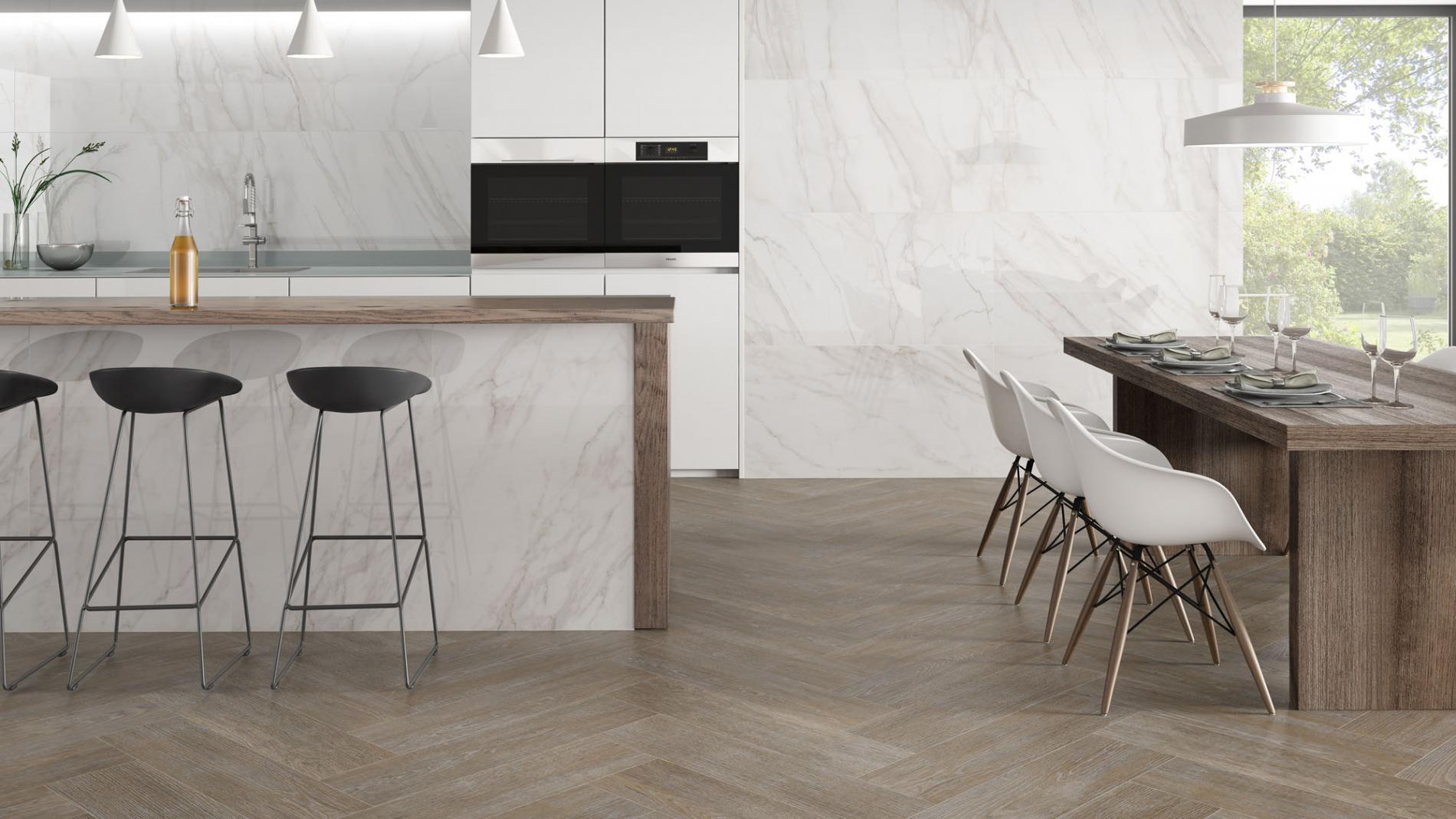 17-875-012-0162 На пол Marbles-Tresana Blanco Матовый compacglass Rect. 75x75 - фото 4