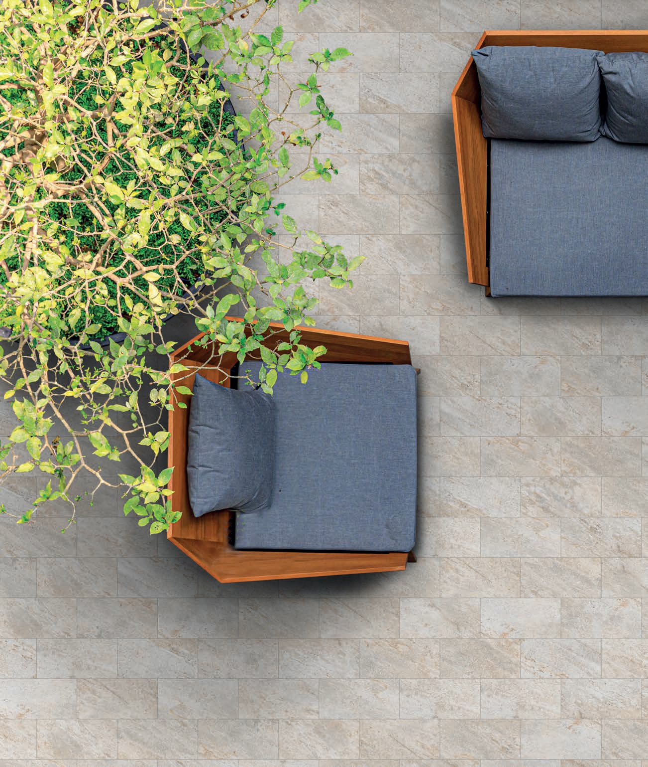 68.81280 На пол River White Rett Grip R11 60x120 - фото 7