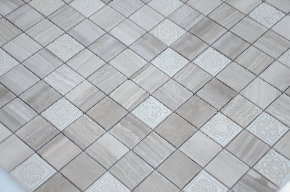 На стену Art Stone Dolomiti bianco MAT 48x48x8 - фото 4