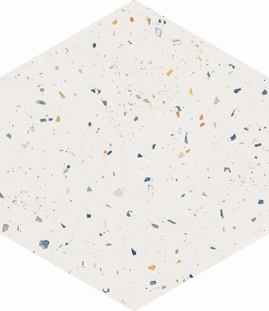123385 На пол Terrazzo White Colours 32x36.8