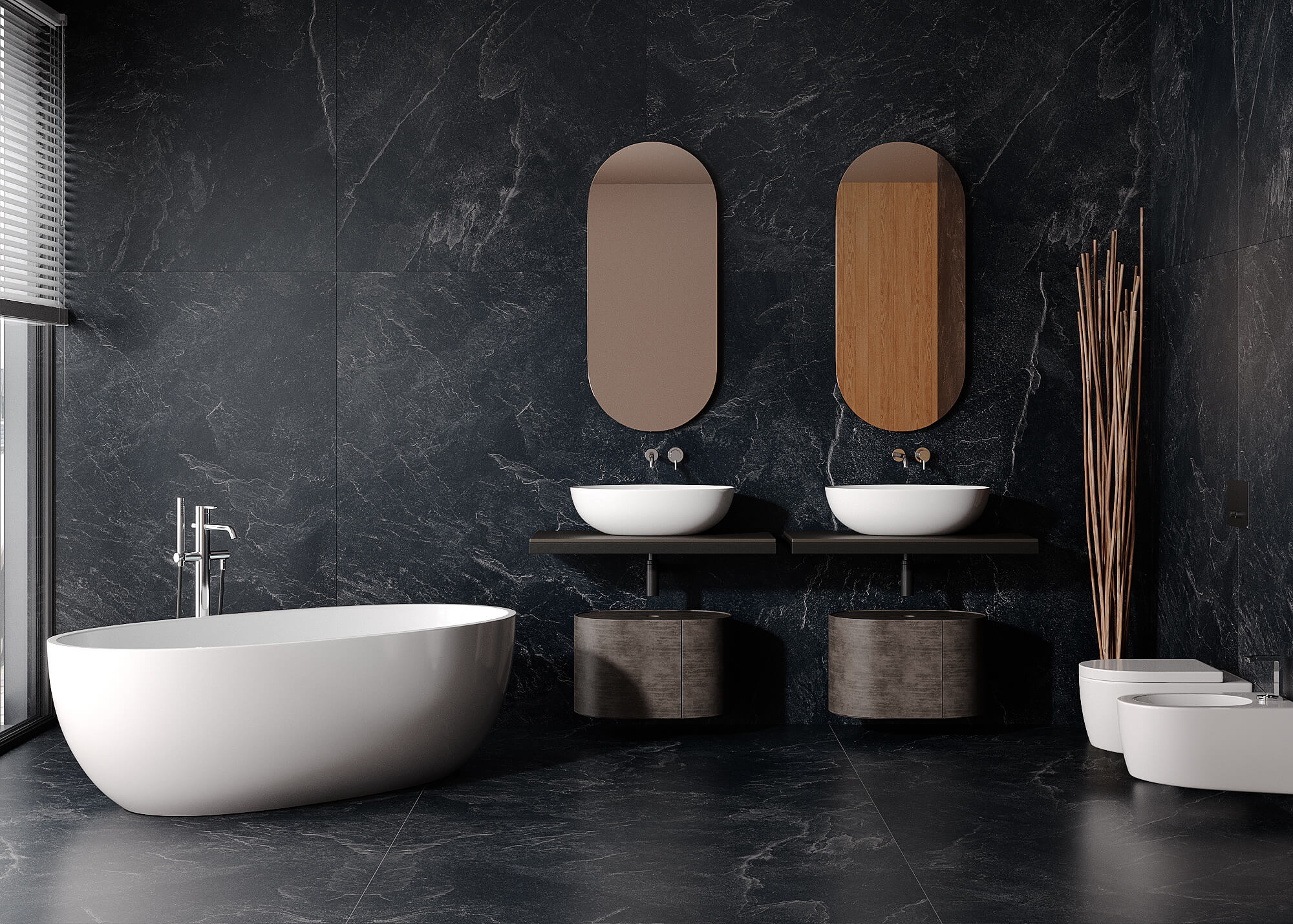 1093 На пол 1XL Slate Nero Mate 180x120 - фото 36