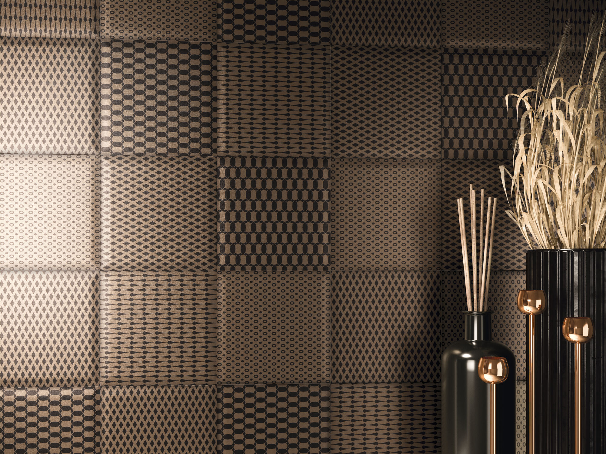 На стену Diva Novel Bronze 15x15 - фото 14